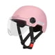 thumbnail image 2 of Casco De Moto Ligero Cómodo Transpirable Verano Media Cara Casco Rosa, 2 of 5