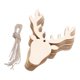 thumbnail image 2 of 10pcs Rebanadas De Animales De Madera Sin Terminar Recorte Colgante Decoración De La Boda Ciervos, 2 of 5