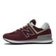 thumbnail image 2 of Zapatilla New Balance 574 Core para mujer, color burdeos y blanco, 2 of 3
