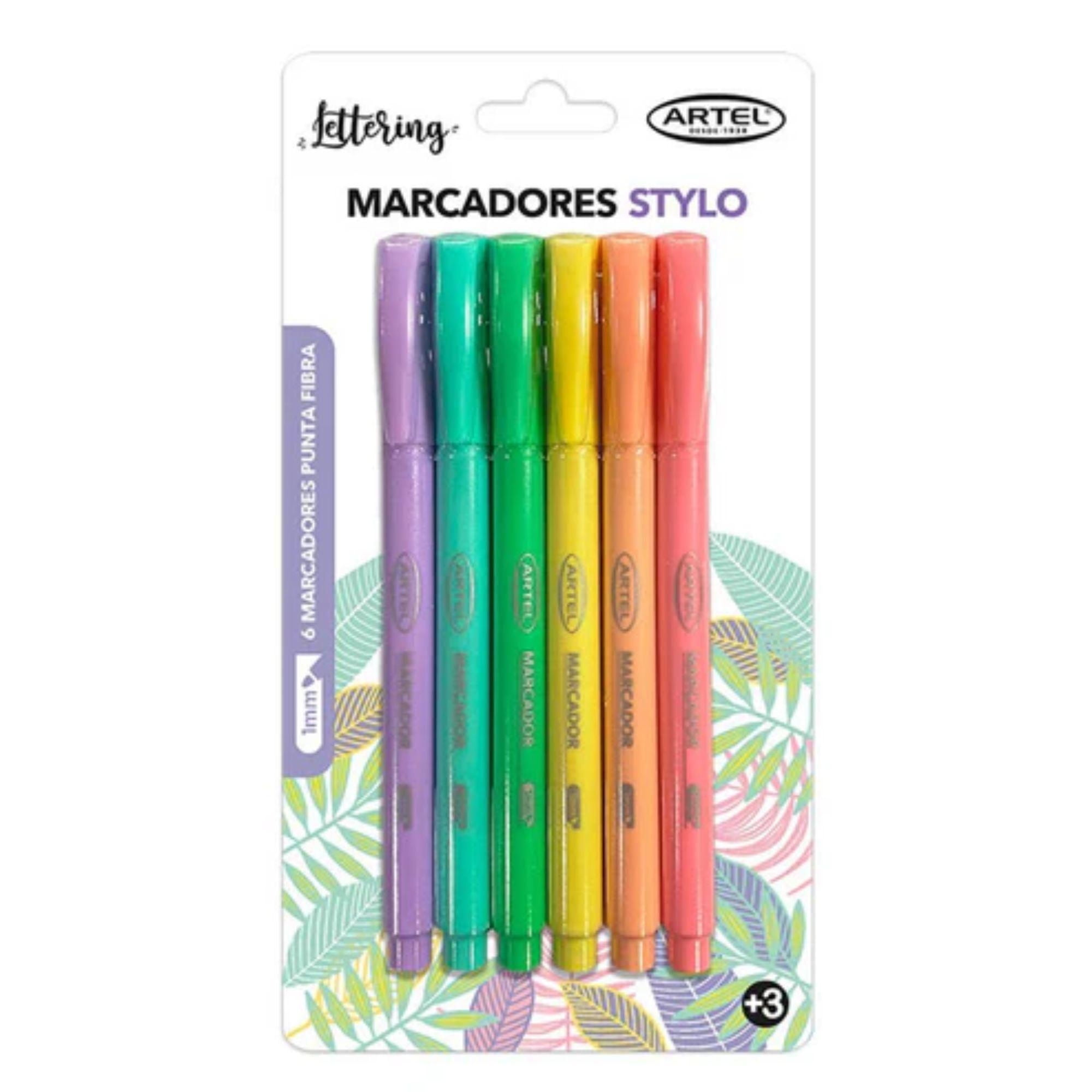Marcadores Stylo Pastel 1mm Artel