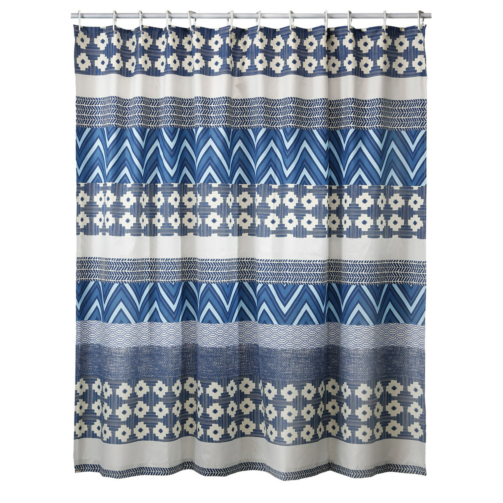 Mallorca - Cortina Para Baño Diseño Philadelphia Con Forro 2 Piezas