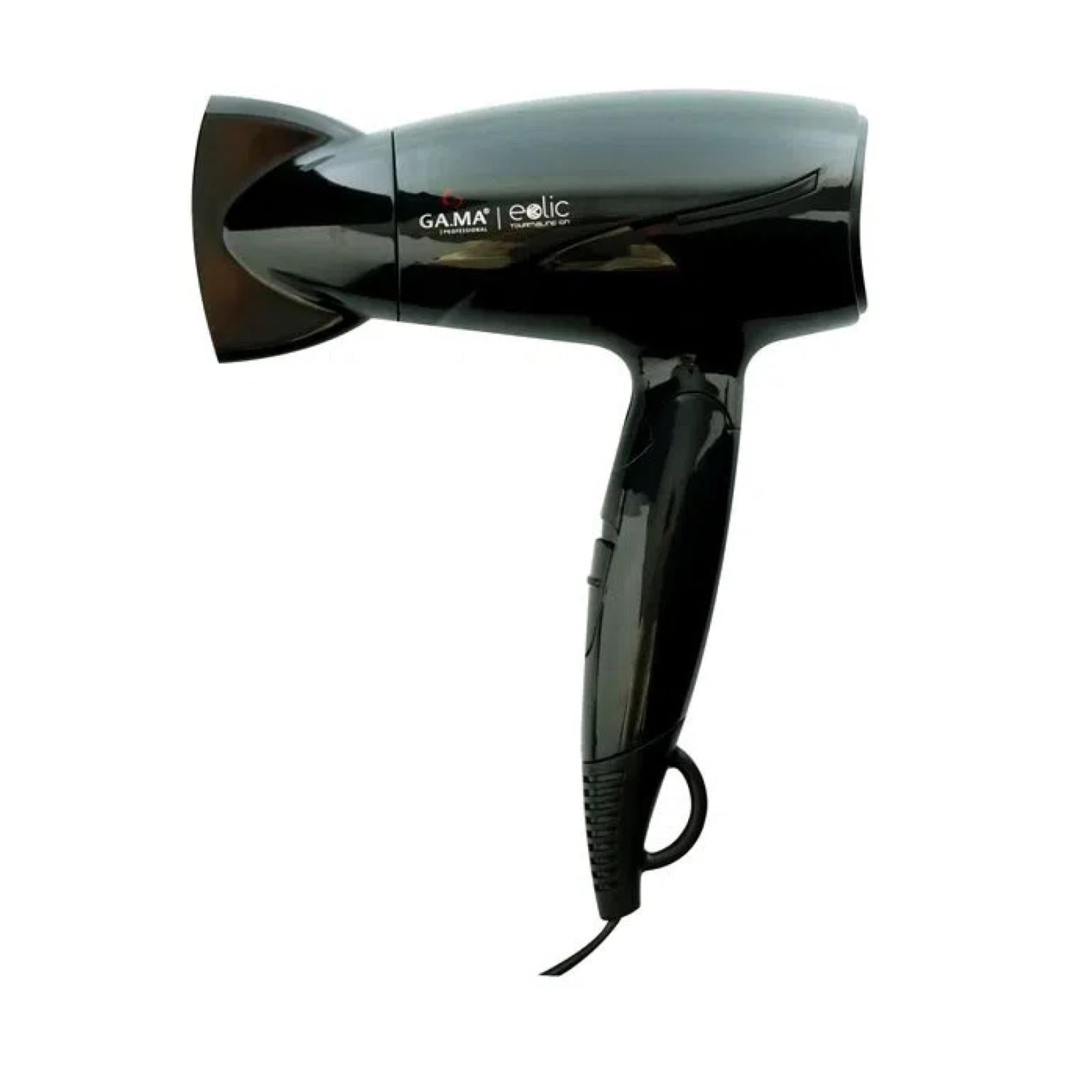 Gama - Secador De Cabello Pelo 1600w Negro Eolic Mini