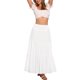 thumbnail image 2 of INSPIRE CHIC Falda Maxi de Verano para Mujer Casual con Cintura Alta Elástica Boho Faldas Largas XL Blanca, 2 of 6