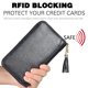 thumbnail image 4 of Funda para tarjetas de crédito Easyoulife, de piel, con bloqueo RFID, 4 of 7