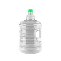 Ioensy - Dispensador De Agua Botella De Agua Jarra Tapa Desmontable Contenedor Reutilizable Grueso 15L Redondo