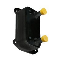 Magideal - Enfriador De Aceite De Motor De Coche 420888852 Radiador De Refrigeración De Aceite Apto Para Gti 130 Gti 155 Gti Herramientas De Negro