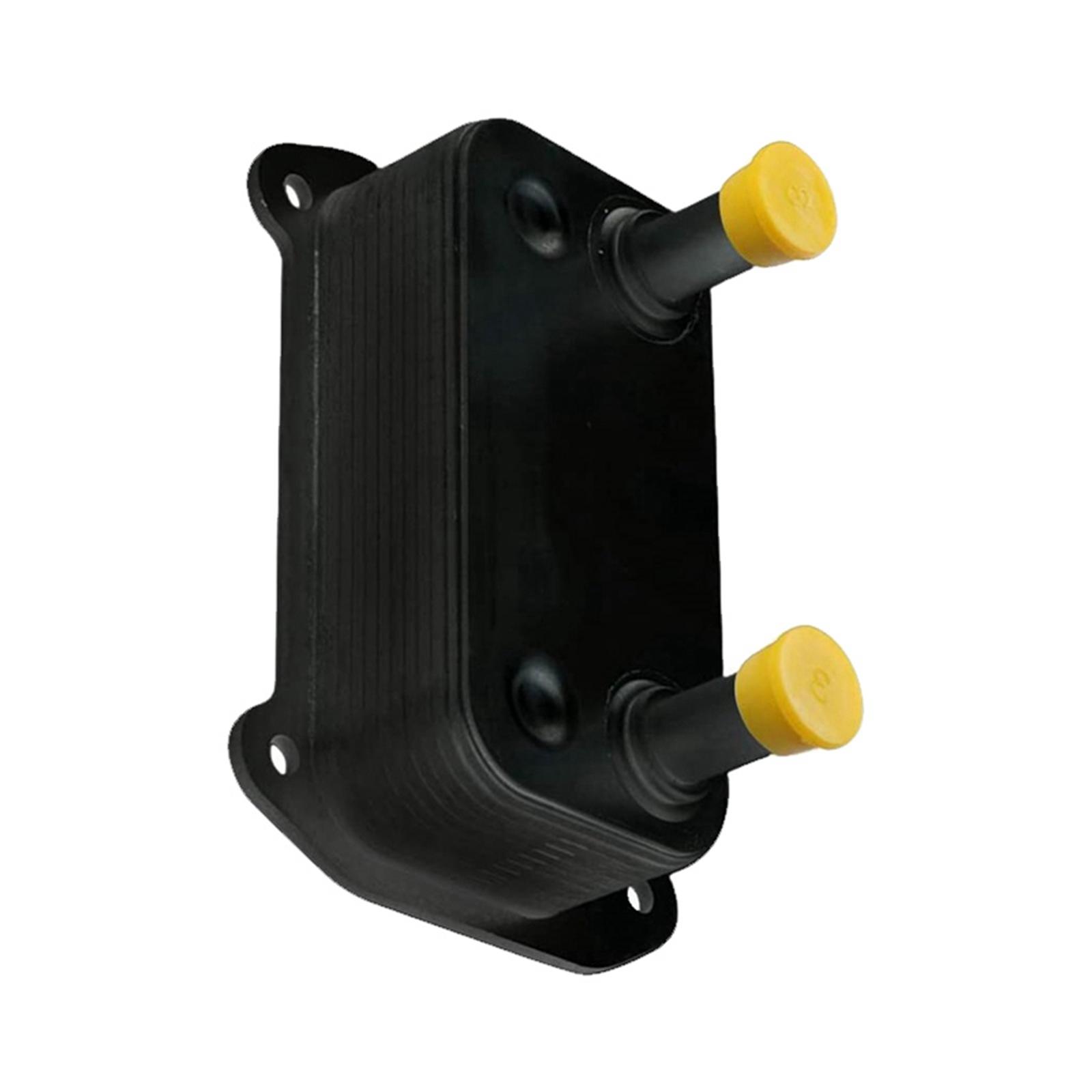 Magideal - Enfriador De Aceite De Motor De Coche 420888852 Radiador De Refrigeración De Aceite Apto Para Gti 130 Gti 155 Gti Herramientas De Negro