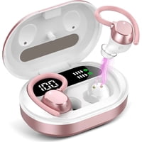 Aaronmei Auriculares Inalámbricos Bluetooth 5.3 Deportivos Rosa Dorado