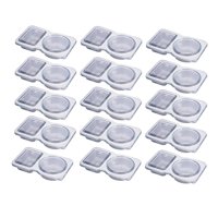 Magideal - Contenedor De Condimentos De Doble Compartimento, 15 Uds., Dividido Para Aperitivos De Salsa De Trabajo