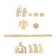 thumbnail image 4 of Linda Navidad Adviento Calendario Escritorio Decoración Madera Adorno Fondo Decoración Beige, 4 of 5