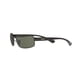 thumbnail image 3 of Gafas de sol Ray-Ban RB3364 de metal, rectangulares, 62 mm, negro/verde, 3 of 7