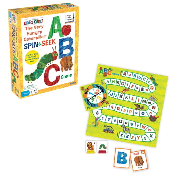 Juego Briarpatch The Very Hungry Caterpillar Spin & Seek ABC