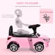 thumbnail image 5 of Coche Ride On Push Aosom para niños, pie a suelo, con cuerno rosa, de 18 a 36 m, 5 of 9