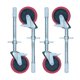 thumbnail image 1 of Ruedas 8 Kit de Andamio Freno y Base Husillo Bryo, 1 of 2