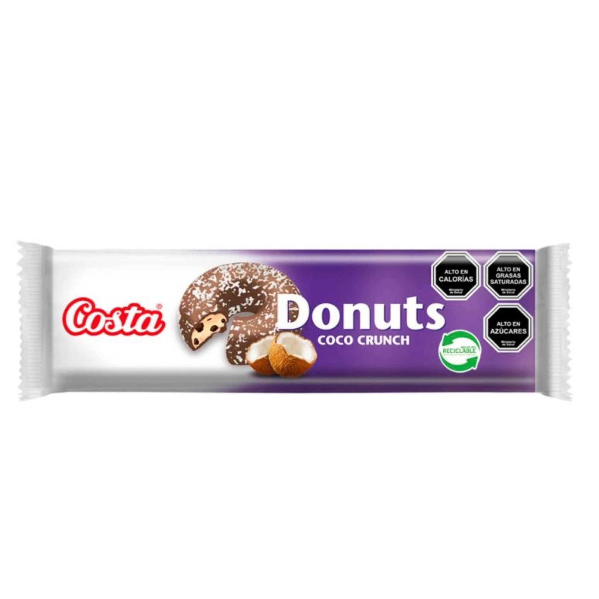 Galletas Donuts Coco Crunch Bolsa 95 g Costa