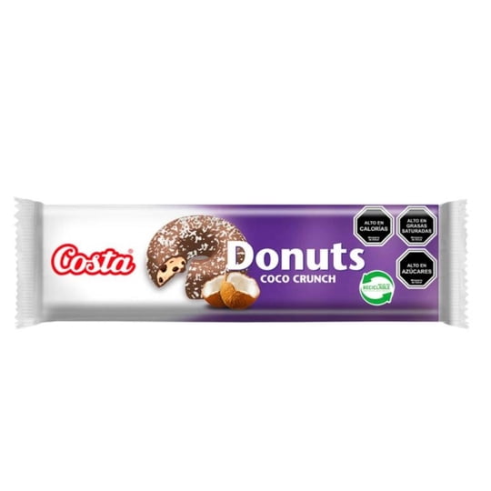 Galletas Donuts Coco Crunch Bolsa 95 g Costa