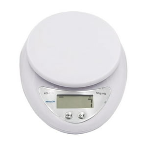 Philco - Pesa Balanza Digital De Cocina 5Kg Blanco
