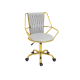 thumbnail image 1 of Silla De Oficina Sinoa Velvet Gold - Gris, 1 of 2