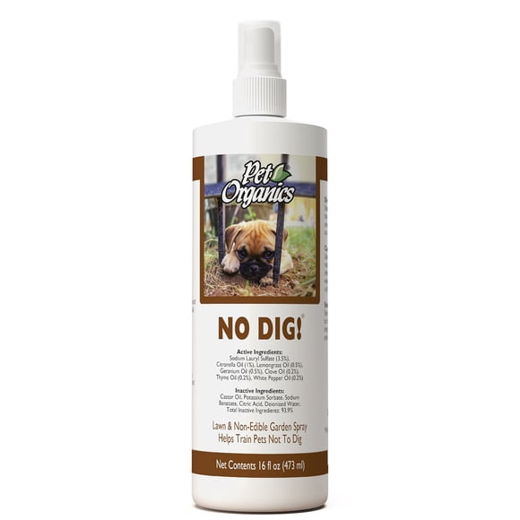 Spray para mascotas NaturVet 473 ml Anti excavación para jardín y césped