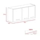 thumbnail image 3 of Mueble De Cocina Aereo 120 Cm Orion Blanco Y Duna, 3 of 3