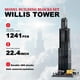 thumbnail image 5 of Set De Bloques De Construcción Willis Tower Chicago 1235 Piezas, 5 of 7