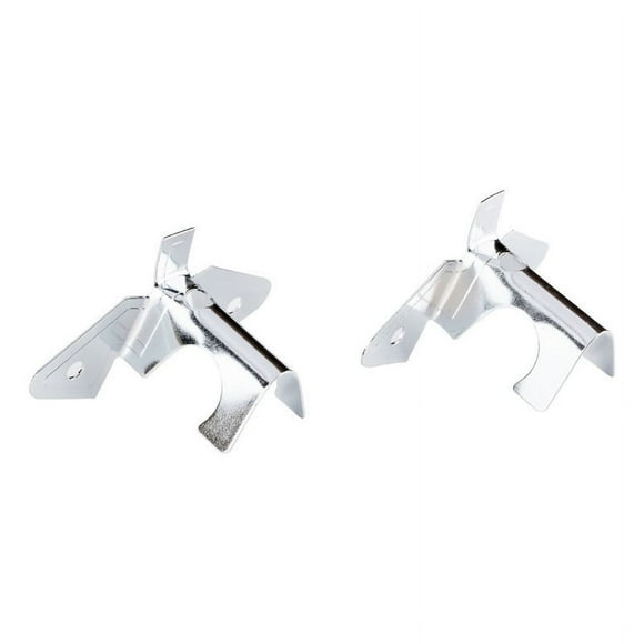 Pack 2 Unidades De Soporte Cromado Simple A Techo 12 Mm