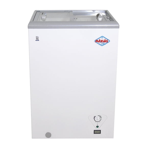 Freezer Horizontal / Congelador Industrial D/Acción T/Vidrio 100 Lts. 100 Litros