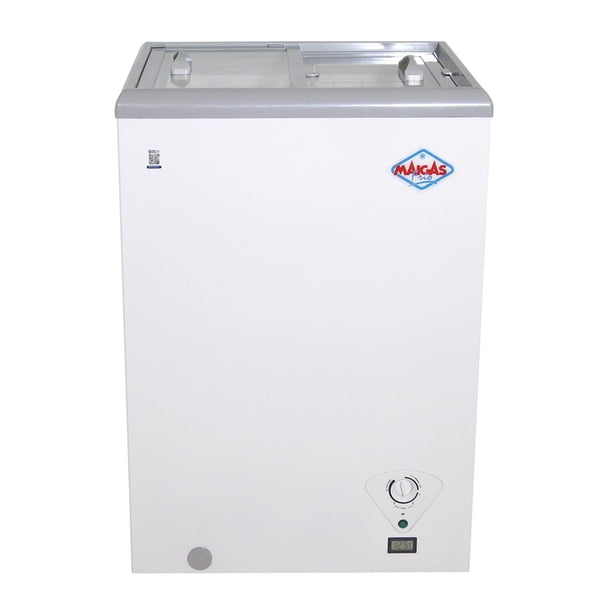 Freezer Horizontal / Congelador Industrial D/Acción T/Vidrio 100 Lts. 100 Litros