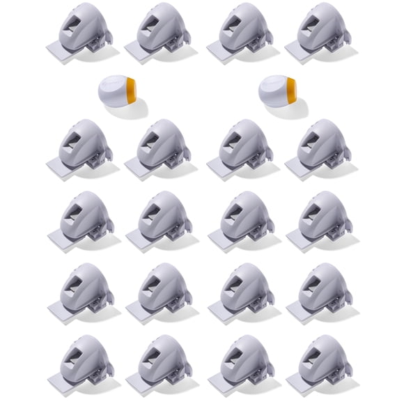 Safety 1st Cerraduras Magnéticas Adhesivas para Gabinetes 20 Unidades Blanco