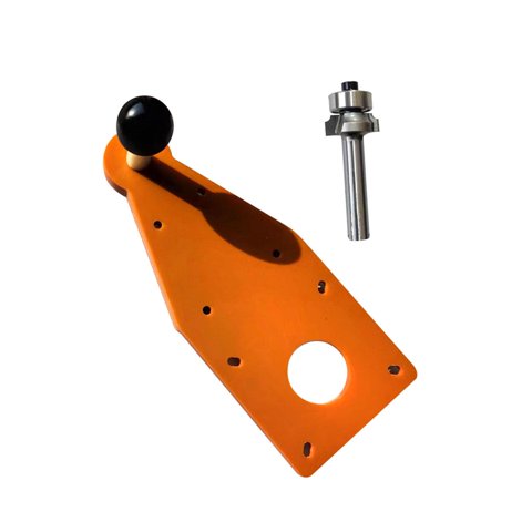 Ioensy - Tabla De Equilibrio Para Recortadora De Bordes Con Broca Enrutadora Con Mango Placa De Posición Resistente