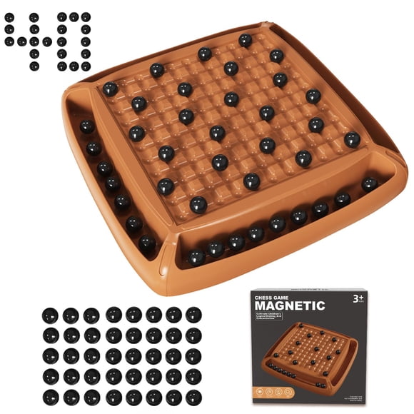 Juego de ajedrez magnético Hcusus para niños y adultos con bolsa de almacenamiento