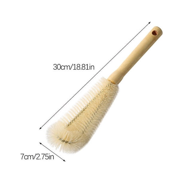 Wooden Long Handle Bottle Cleaning Brush, Kitchen Cleaning Tool