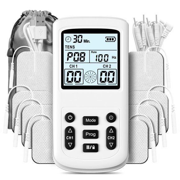 Estimulador muscular TENS Unit Graphtool 3 en 1, 28 modos