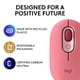 thumbnail image 5 of Ratón inalámbrico Logitech POP Heartbreaker Rose con emojis, 5 of 9