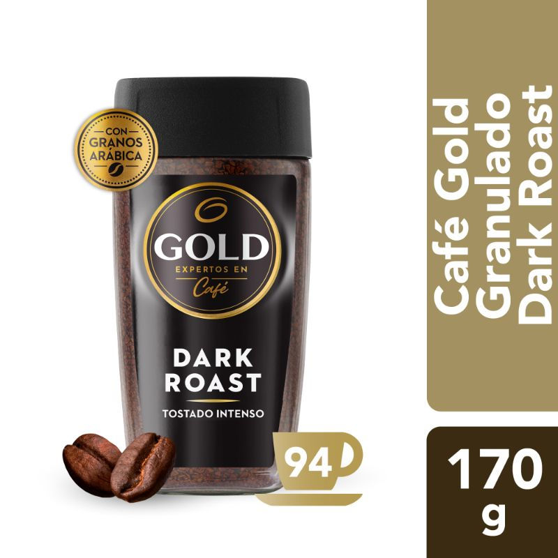 Café Liofilizado Gold Dark Roast Frasco