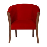 Latam Home - Sitial Dortmund Tela Velvet Burdeo