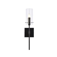 Aplique De Pared Living District Elsreth Negro Regulable 110V