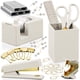 thumbnail image 1 of Set De Accesorios De Escritorio Con Acabado Dorado Kit Organizador, 1 of 8