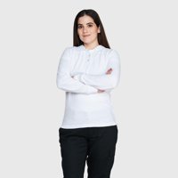 Jayson - Polera Pique Mujer 80/20 M/L Blanco L