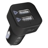 Cargador De Auto Con 2 Puertos Usb Negro Mlab