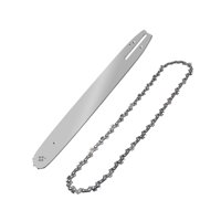 Ioensy - Barra Guía De Motosierra Y Herramienta Reparadora De Cadena, Cadena De Repuesto Para Sierras De Aceite