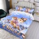 thumbnail image 3 of Película de Niko Conjunto de sábanas temático, trío de piezas, cómodo y amigable con la piel, diseño único, regalo de decoración para el hogar para familiares, amigos y fans, 90 cm * 190 cm, 3 of 6