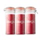 thumbnail image 1 of Set 3 Frascos Vidrio Hermético Con Tapa Clip 1400mL Allegra, 1 of 3