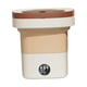 thumbnail image 1 of Lavadora plegable Lavadora de cubo pequeña 8L 3 modelos Alta potencia Durable Fácil de transportar Lavadora pequeña compacta para RV Lavandería Aparta Beige, 1 of 5