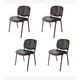 thumbnail image 1 of Pack 4 Silla Meeting Ecocuero Negro, 1 of 2