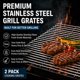 thumbnail image 4 of Rejillas para Cocinar Uniflasy Nexgrill 43x34cm Acero Inoxidable 2 piezas, 4 of 9