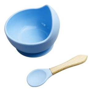 Genérico - 2 Set De Alimentacion Cuenco+Cuchara Plastico Bebe Lau