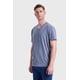 thumbnail image 2 of Polera Hombre Cuello V Básica Azul, 2 of 5
