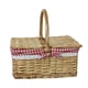 thumbnail image 5 of Cesta De Picnic Con Tapa Y Asa, Cesta Tejida De Mimbre Para Fiestas En El Parque, Playa, 5 of 5