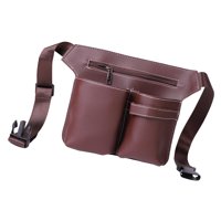 Magideal - Bolsa De Tijeras Profesion, Bolsa De Cinturo, Peluquería, Tijeras De Peluquero, Bolsa De Clips, Tijeras Portátiles, Bolsa De Tijeras De Peluquería - Color Marrón